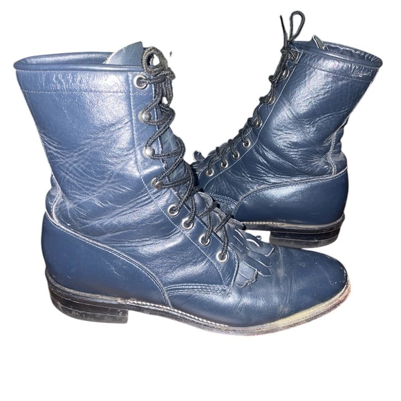 Women’s Blue Justin Boots 54970 size 7.5 B - Picture 2 of 4